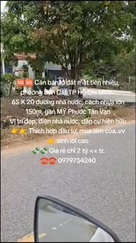 Đất Mặt Tiền Bến Cát Bình Dương - 1300m² - Sổ Đỏ Rõ Ràng - Giá Đầu Tư 2 Tỷ