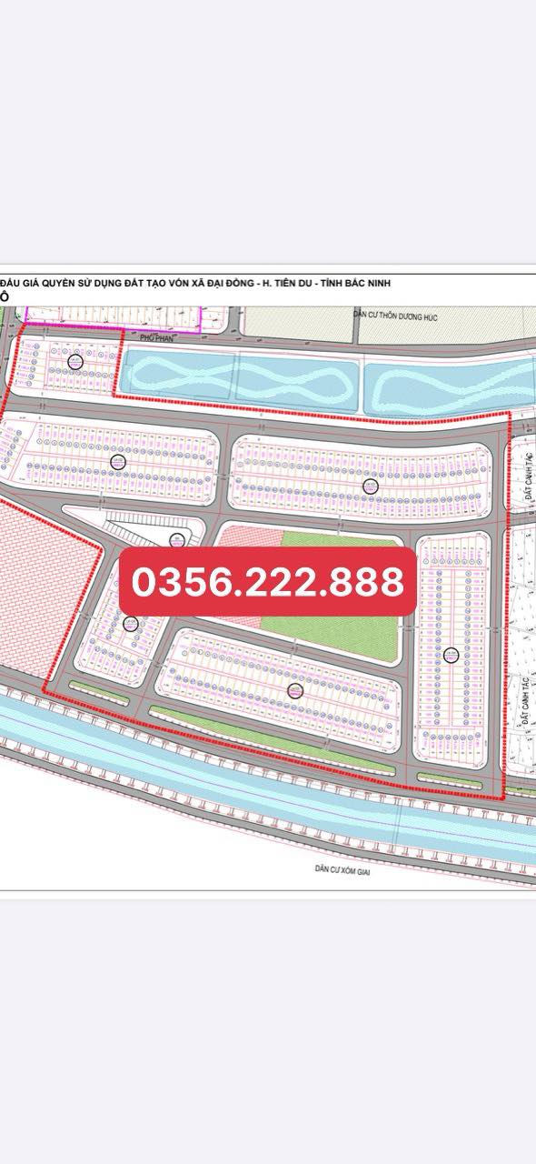 Đất nền Dự án 7.5ha Thuận Thành, Bắc Ninh - 105m² - Giá tốt chỉ từ 4 tỷ