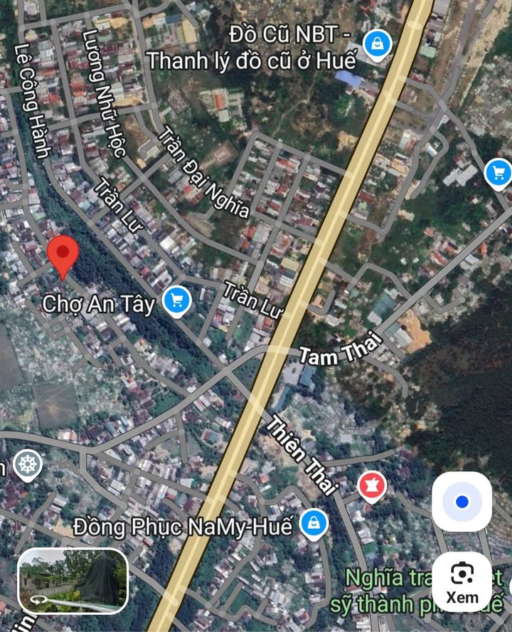 Bán Đất Mặt Tiền Hoàng Thị Loan, Huế - Tặng Nhà Cấp 4, 210m², Giá Tốt