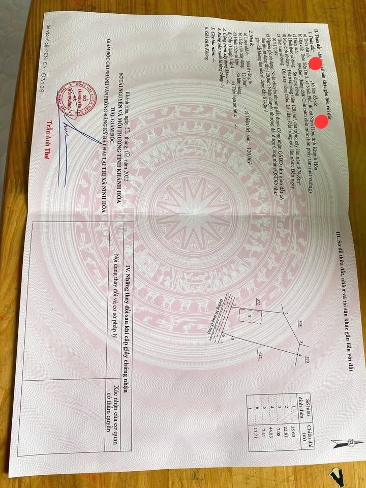 Bán Đất Vườn Ninh Thủy 994m² - Sổ Đỏ Rõ Ràng - Giá Đầu Tư Tốt