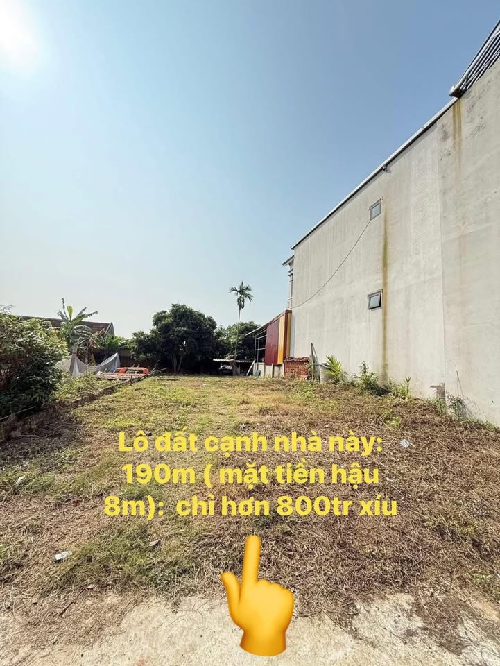 Đất nền Thái Đào, Bắc Giang 190m² giá 8xx triệu - Cơ hội đầu tư sinh lời