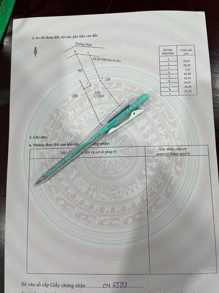 Bán đất 720m² mặt tiền nhựa Bù Đốp, Bình Phước - Giá 580 triệu