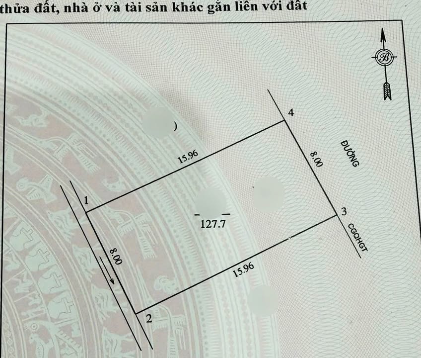 Đất đấu giá Nghi Phú, Vinh 127.7m² - Lối 2 Trương Văn Lĩnh, Sổ đỏ