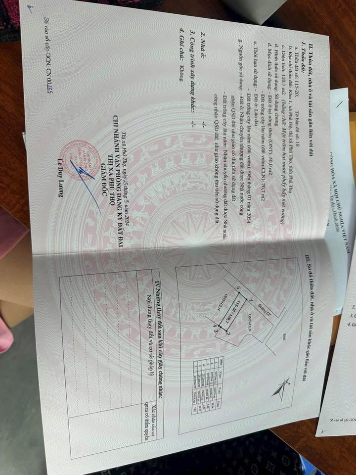 Đất Phường Phong Châu, Phú Thọ - 120m² Mặt Tiền 5.8m, Giá Tốt