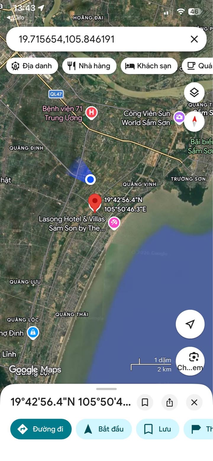 Đất Nền 500m² Nam Sầm Sơn - Sổ Đỏ, Sẵn Sàng Đầu Tư Chỉ 1.7 Tỷ