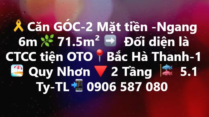 Nhà Mặt Tiền Trần Phong Quy Nhơn - 150m² - Sẵn Sàng Kinh Doanh