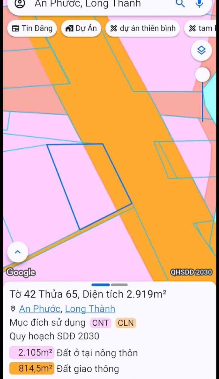 Đất Mặt Tiền QL51 Long Thành 1080m² - Đầu tư sinh lời