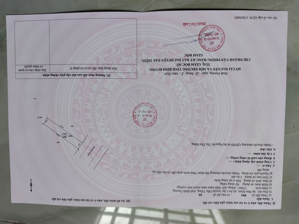 Đất TĐC An Lập Dầu Tiếng 150m² - Sổ Đỏ Chính Chủ, Giá Tốt