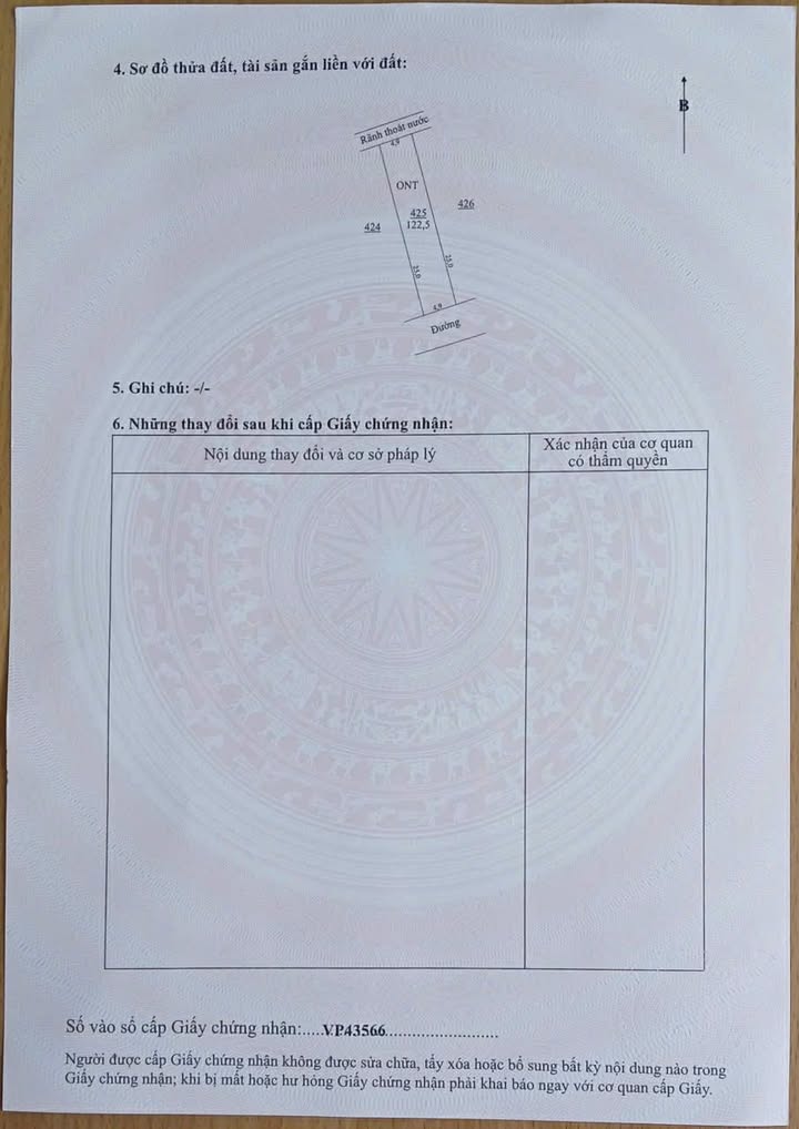Đất Nền Nam Trực 122.5m² - Sổ Đỏ Full Thổ Cư, Hướng Nam Mát Mẻ