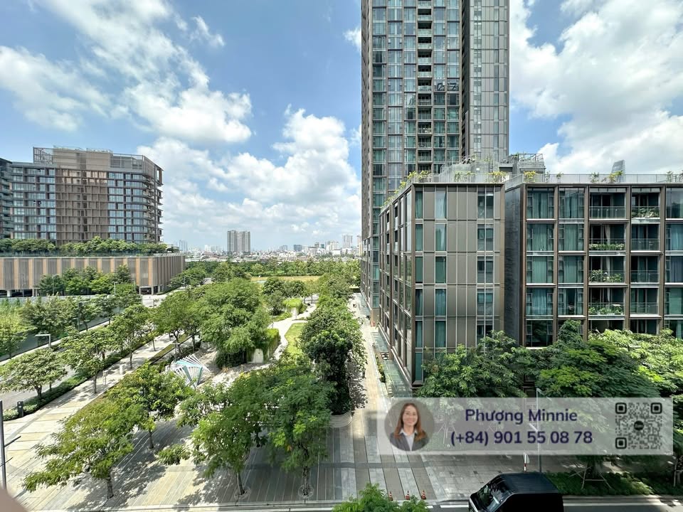 Cho thuê căn hộ Empire City 1PN 64m² có sân vườn 35m² - View công viên