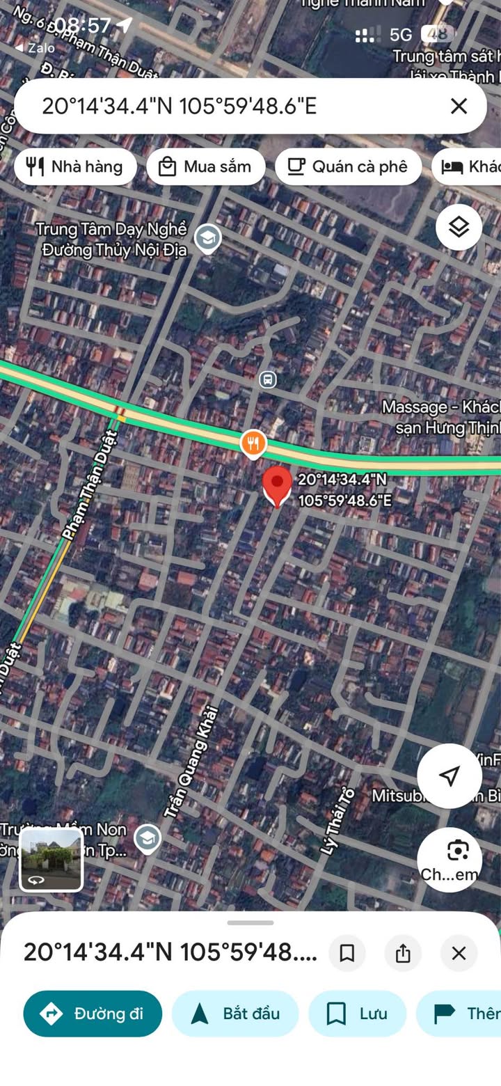 Đất nền 53m² Nguyễn Công Trứ, Hoa Lư - Sổ đỏ sẵn, đường thông 3m