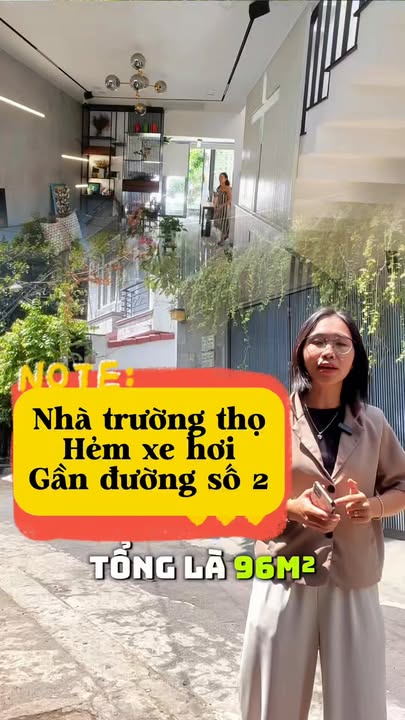 Nhà 3 Tầng 96m² Ngay Ga Metro Bình Thái, Thủ Đức - Giá 13.5 Tỷ