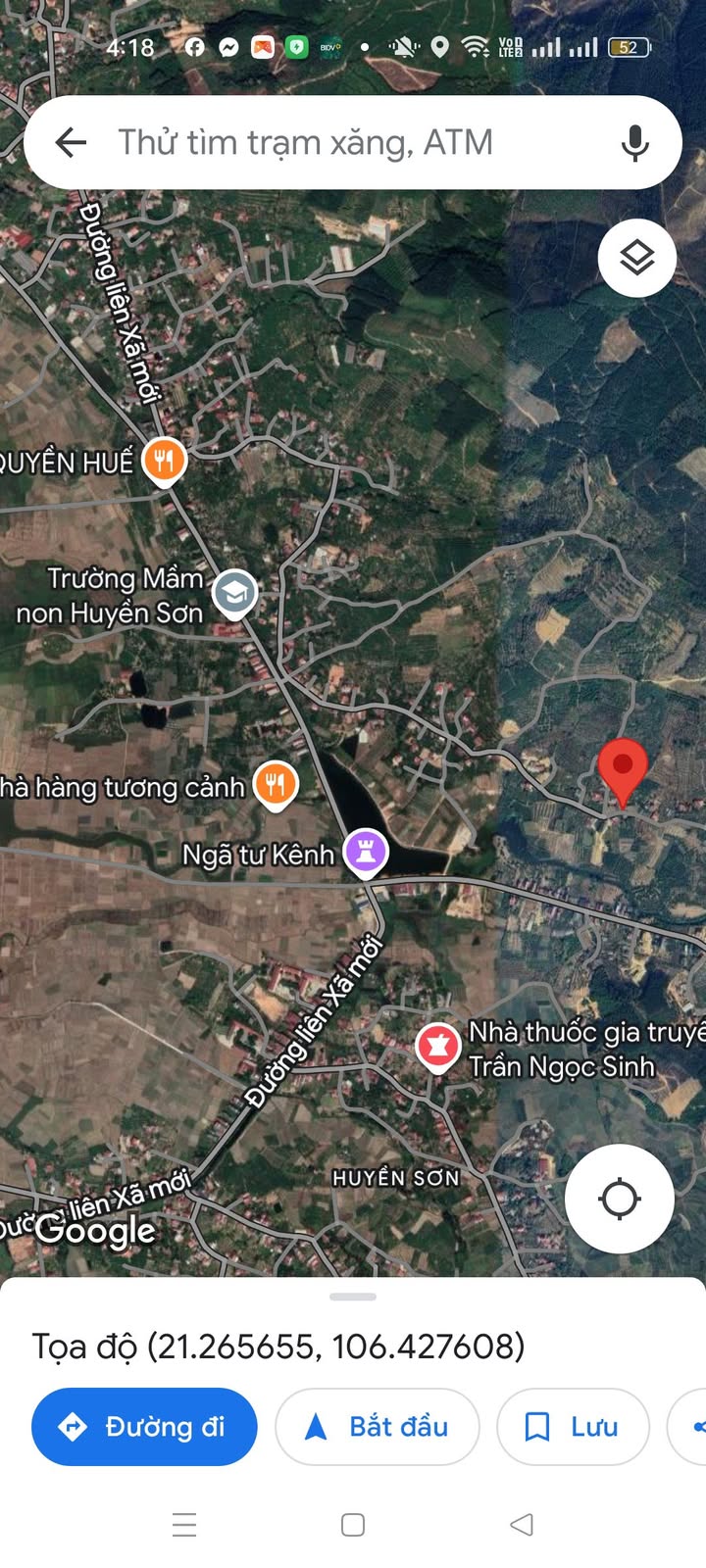 Đất nền 120m² tại Liên Sơn, Lục Nam, Bắc Giang - Sổ đỏ thổ cư, giá tốt!