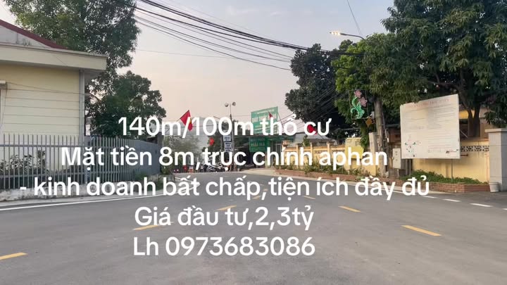 Nhà Mặt Tiền Kinh Doanh Lương Sơn, Hòa Bình - 138m² Giá 2.3 Tỷ