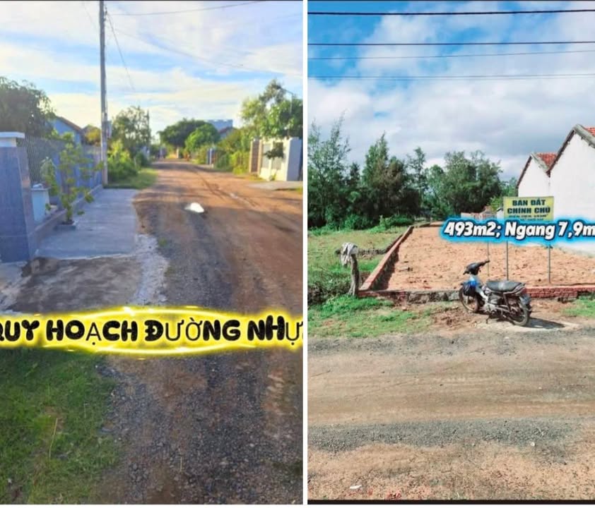 Đất Nền 493m² Hòa Xuân Nam - Sổ Hồng Riêng, Giá 1.75 Tỷ, Gần Biển