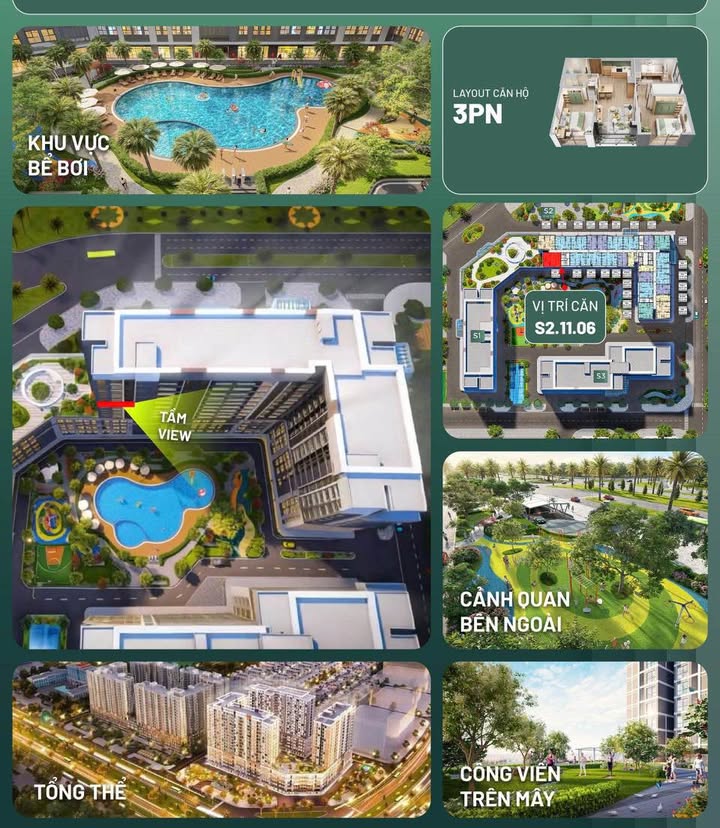 Bán Căn Hộ 3PN Sentosa Vinhome Star City 86m² - View Vườn, Bể Bơi