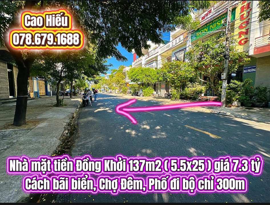 Nhà Mặt Tiền Đồng Khởi Tuy Hoà - 137m² Kinh Doanh Sầm Uất - 7.3 Tỷ