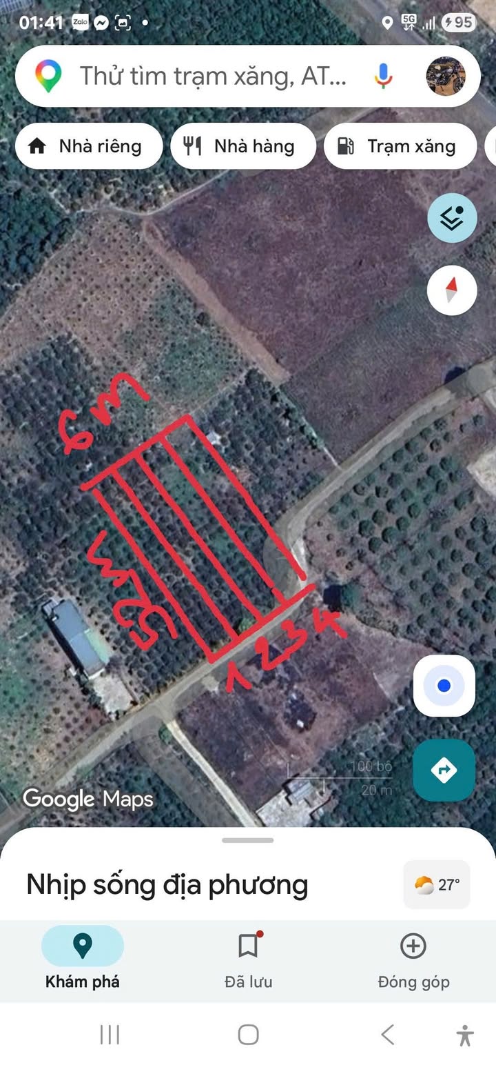 Đất Nền Mặt Tiền Đường Lớn Nam Đà, Krông Nô - 1248m²