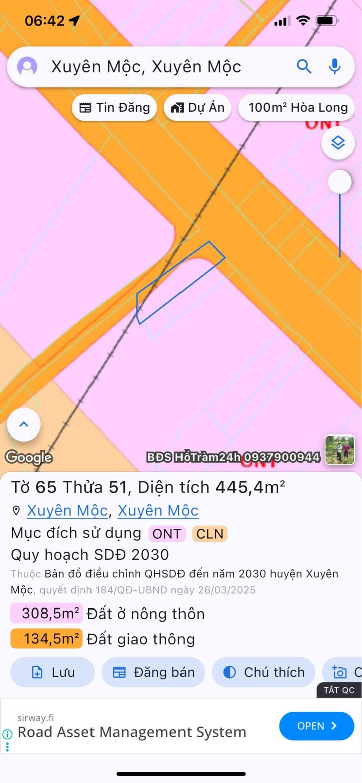 Nhà Lô Góc 2 Mặt Tiền Bình Ba - Đá Bạc, Xuyên Mộc, BR-VT - 314m² Giá 2.4 Tỷ