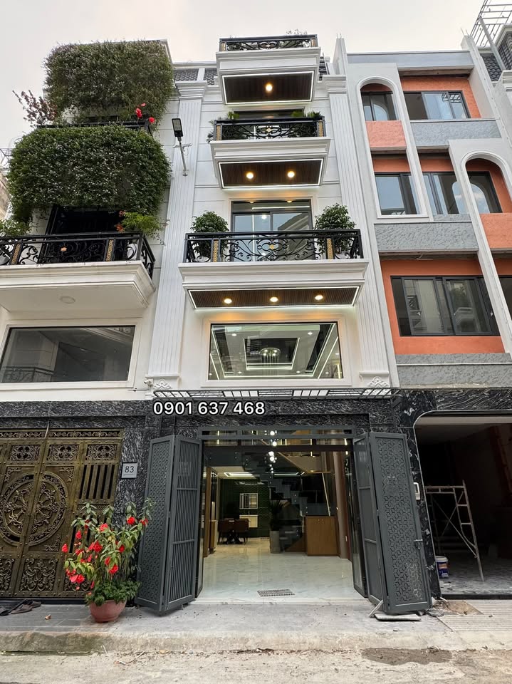 Nhà Đẹp 4.4x12m, 4PN, 4 Lầu, Gara Ô Tô, KDC Thạnh Xuân, Q12 - 6.28 Tỷ