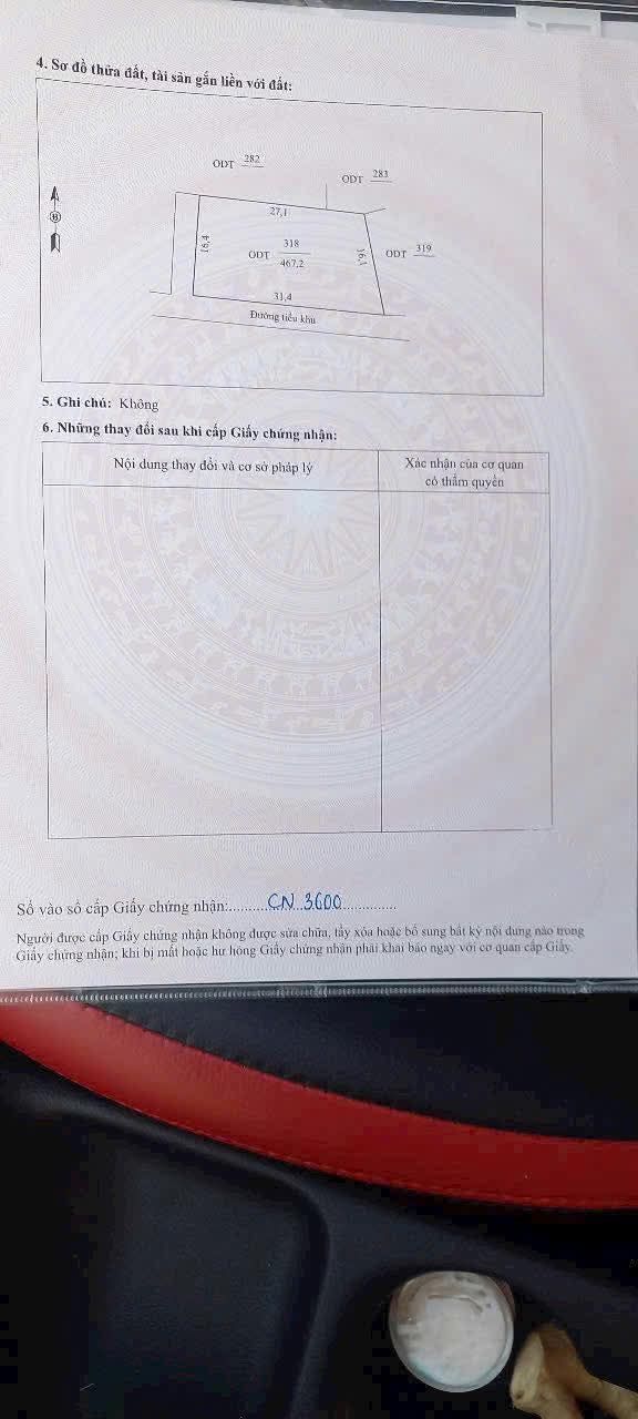 Bán Đất Nền 4600m² Thổ Cư 100% - Thị Trấn Nông Cống, Thanh Hóa