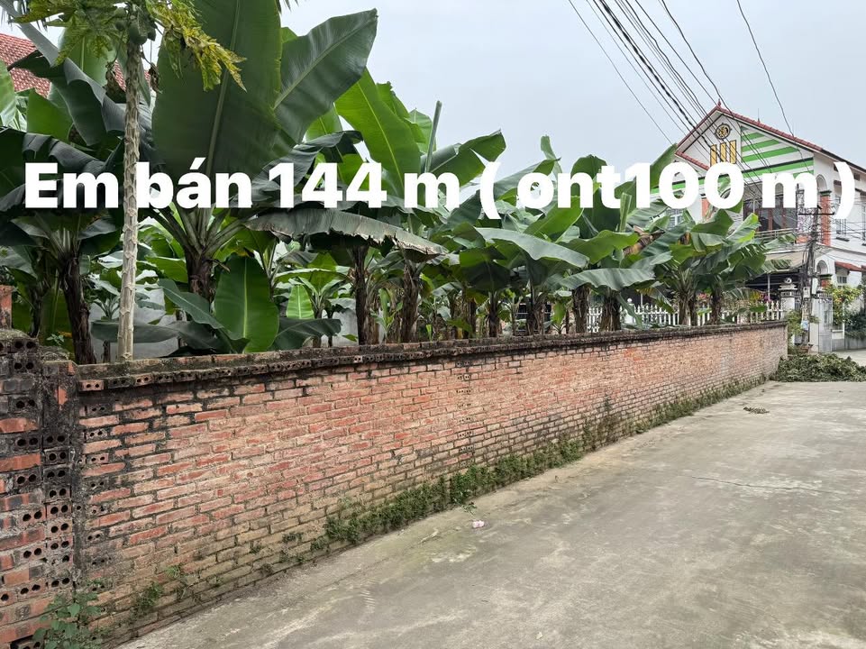 Đất nền Vĩnh Lại, Phú Thọ - 144m² Sổ đỏ chính chủ, Giá đầu tư chỉ 1 tỷ