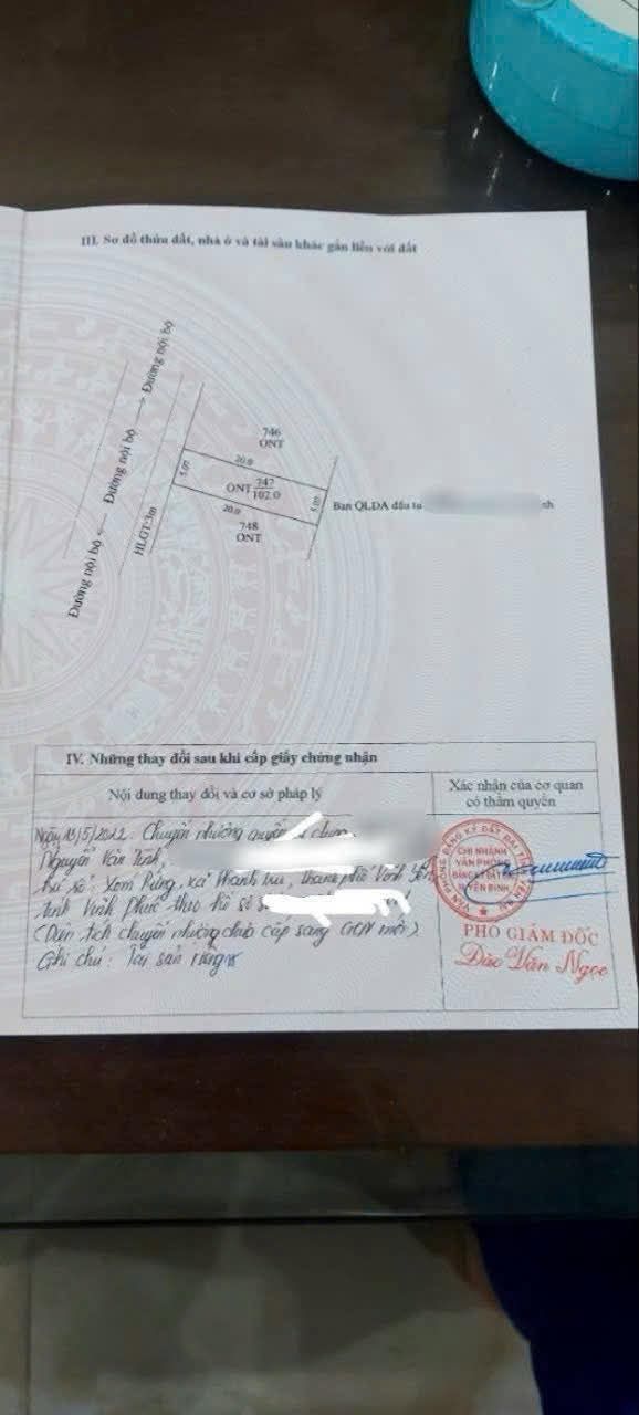 Bán đất Huyện Trạm Tấu - 102m² Sổ đỏ chính chủ, gần chợ