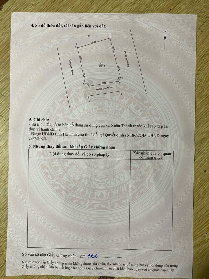 Đất nền 4000m² mặt tiền 3 hướng tại Ngã tư Xuân Thành, Nghệ An - Đầu tư sinh lời