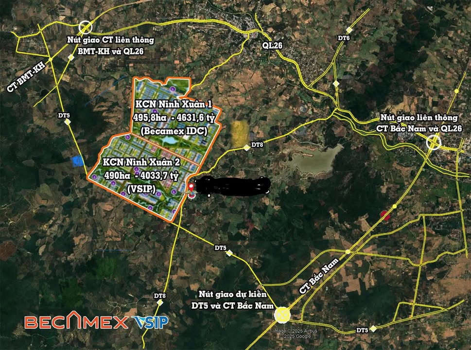 Bán Đất Vàng 2.5ha Mặt Tiền ĐT5 Ninh Hòa - Sẵn Sàng Đầu Tư