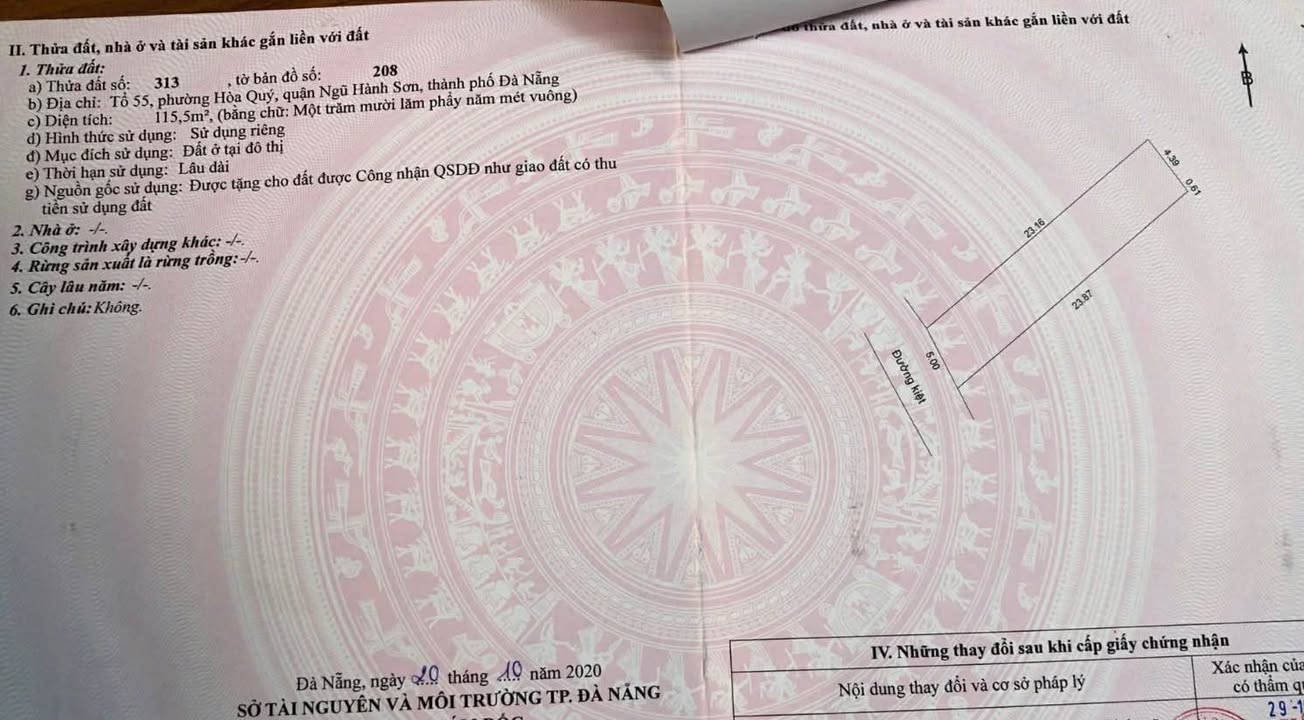 Đất Nền 115m² Ngay Làng Đại Học Đà Nẵng - Giá 3 Tỷ