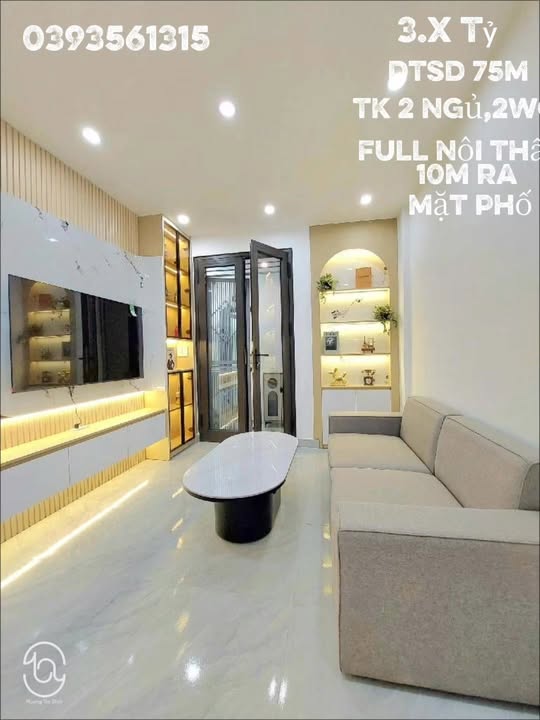 Chung cư Cửa Đông 75m² - Tặng full nội thất, giá 3.x tỷ