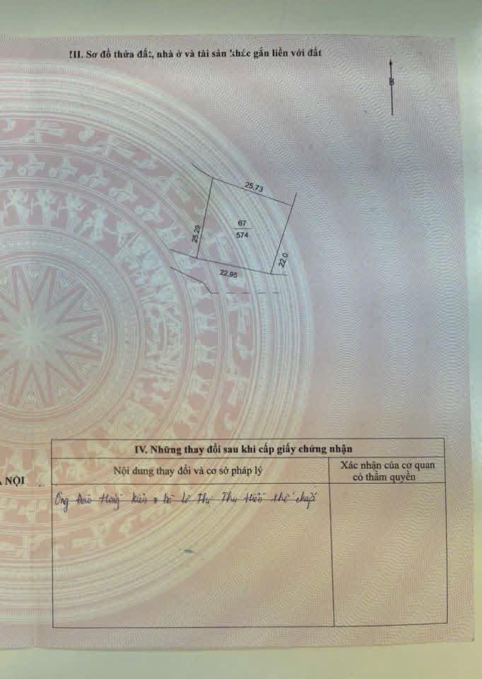 Đất thổ cư 574m² Mỹ Đức, Hà Nội - Sổ đỏ sẵn sàng, giá đầu tư tốt