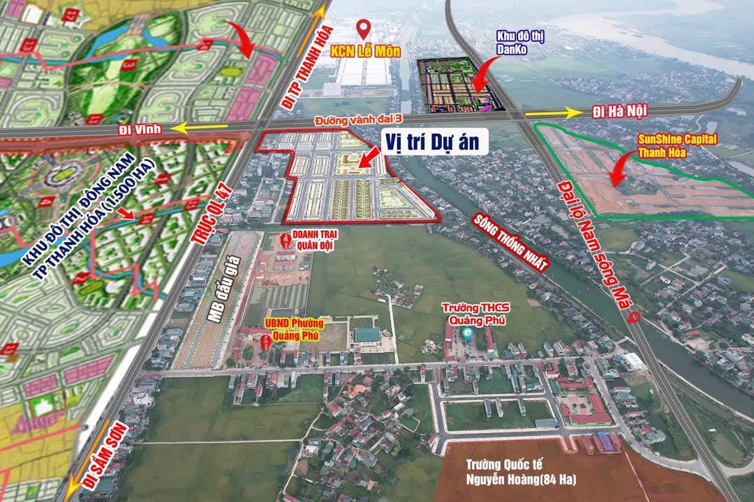 Đất nền Quảng Phú 100m² - Sổ đỏ sẵn, cạnh QL47, gần KCN Lễ Môn