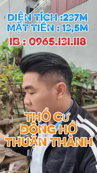 Bán Đất Nền Thuận Thành 237m² - Làng Nghề Hàng Mã, Sẵn Sổ Đỏ