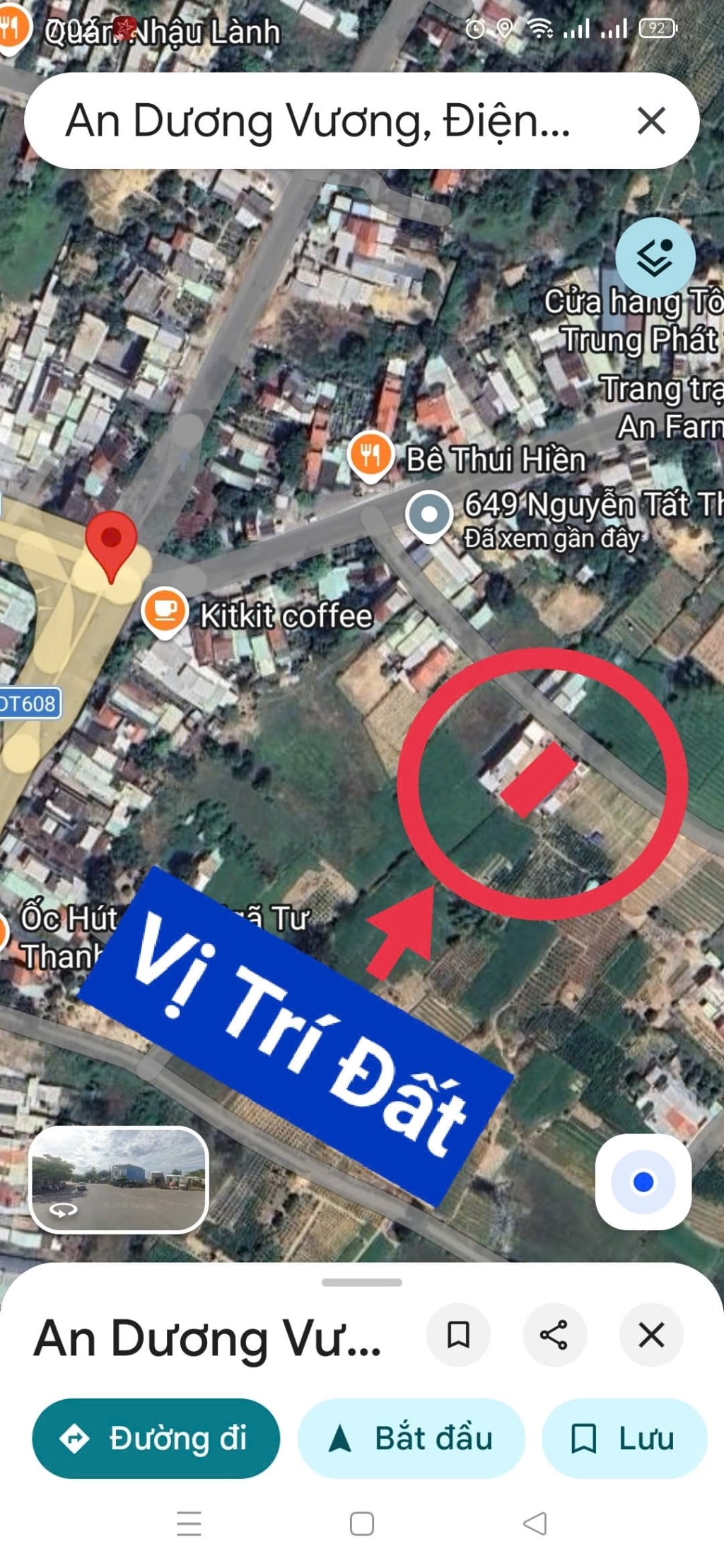 Đất thổ cư 85m² tại Hội An - Giá 1.95 tỷ - Chính chủ bán gấp!