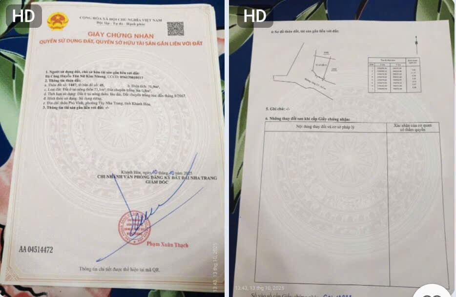 Lô góc 71.1m² tại khu dân cư Cầu Bè, Nha Trang giá 2.6 tỷ - Đầu tư sinh lời ngay!
