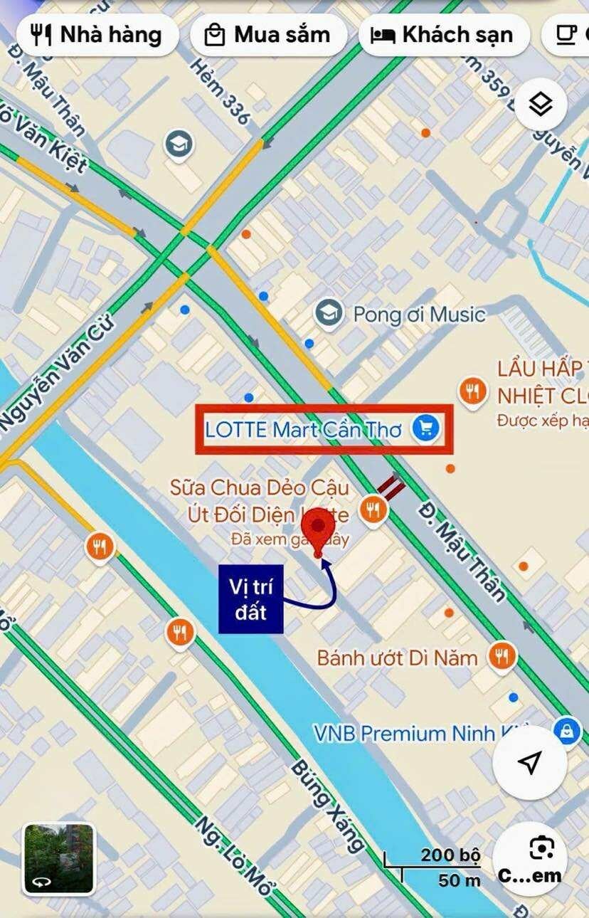 Bán đất 44m² tại hẻm 45 Mậu Thân, Cần Thơ - Giá chỉ 1.25 tỷ!