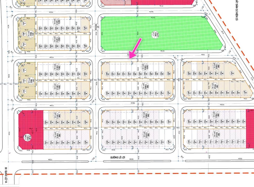 Đất Nền Mặt Tiền Lê Lợi Đồng Hới - 154m² View Công Viên Giá Tốt