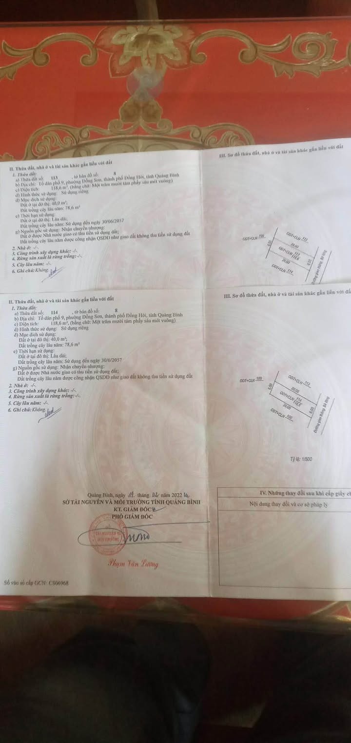 Bán Đất Tdp9 Đồng Sơn, Đồng Hới - 120m² - Giá Tốt Chỉ 3.x Tỷ