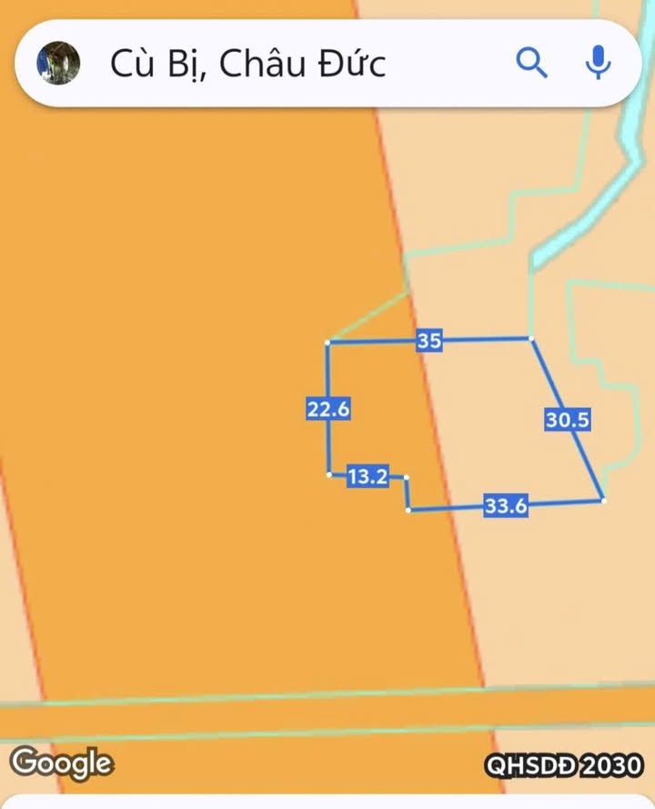 Đất nền Cù Bị, Châu Đức 396m² - Mặt tiền Vành Đai 4, Giá 2.25 tỷ