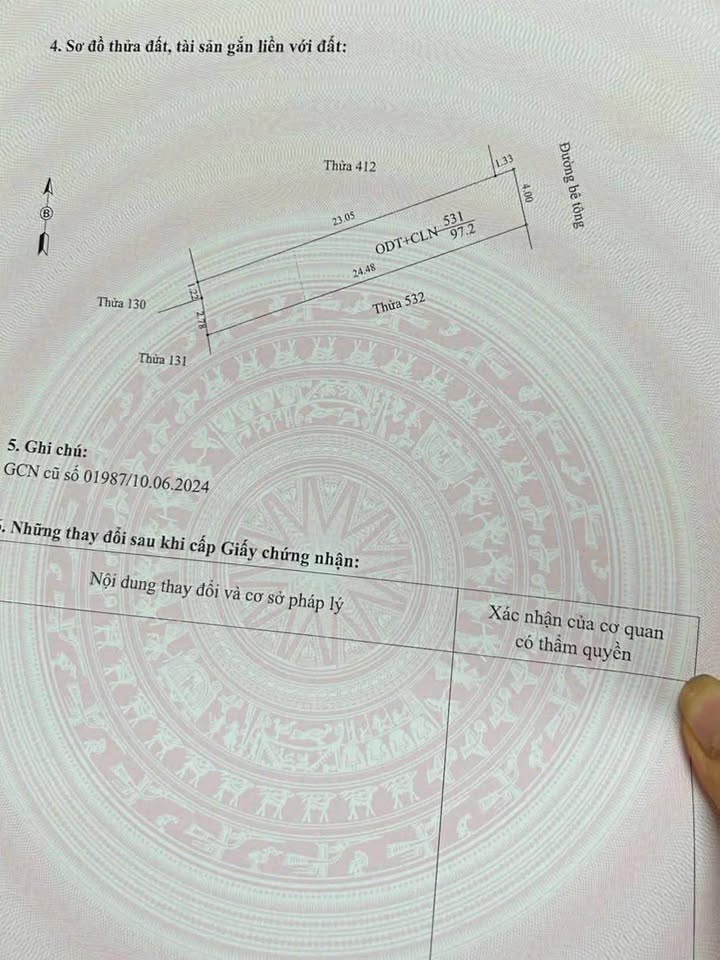 Đất nền 97.2m² mặt tiền 4m đường Phan Chu Trinh, TP Hải Dương - Sổ đỏ chính chủ, ô tô tránh