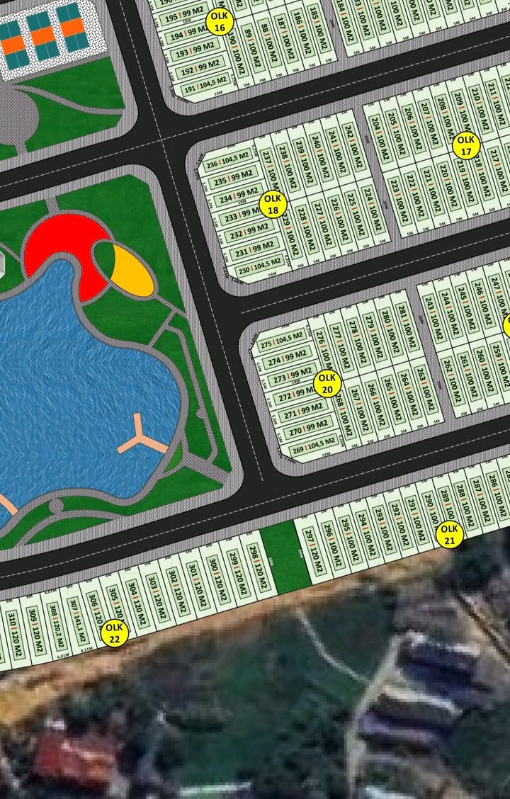 Đất Lô Góc Hồ KDC ECOLAKE Phổ Yên 100m² - Hướng Đông