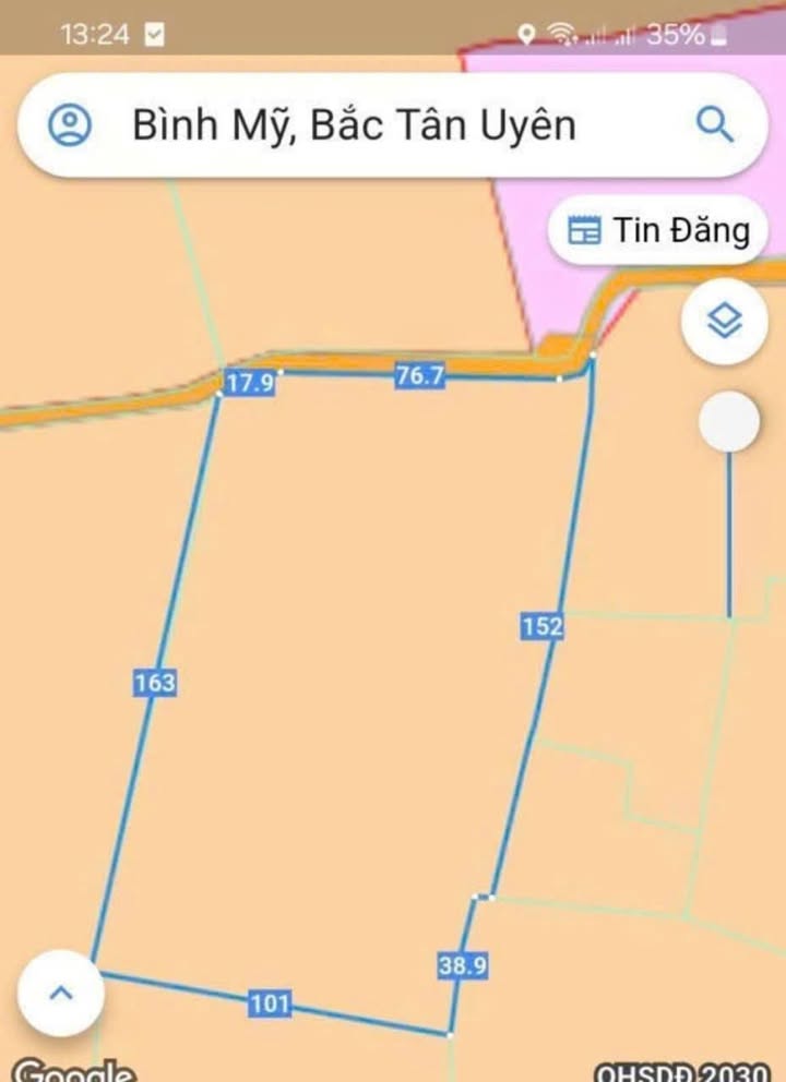 Bán Đất SKC 26.400m² Bắc Tân Uyên - Giá F0 2.8 Triệu/m²