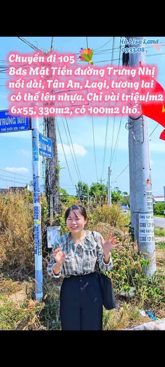 Đất nền Lagi 330m² mặt tiền Trưng Nhị nối dài - Tiềm năng tăng giá hấp dẫn