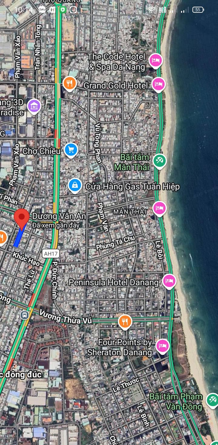 Nhà Mặt Tiền Dương Văn An Sơn Trà 90m² - 7.7 Tỷ