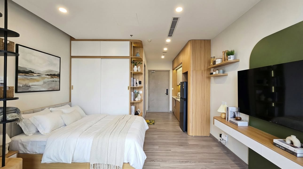 Cho thuê căn hộ Ecopark 2 phòng ngủ view Hồ Thiên Nga - Sẵn sàng vào ở ngay