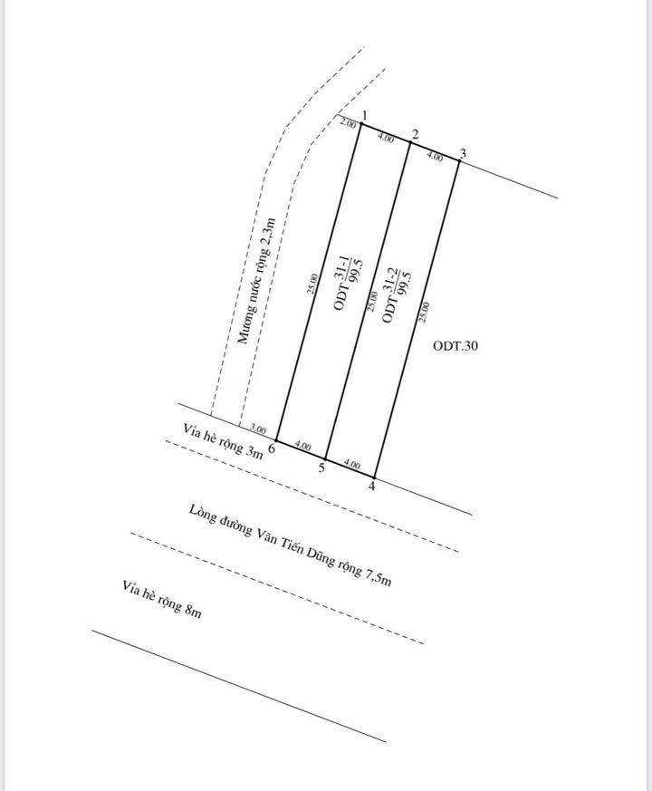 Bán 2 Lô Liền Kề 100m² Mặt Tiền Văn Tiến Dũng, Hội An Tây - Giá 2.2 Tỷ