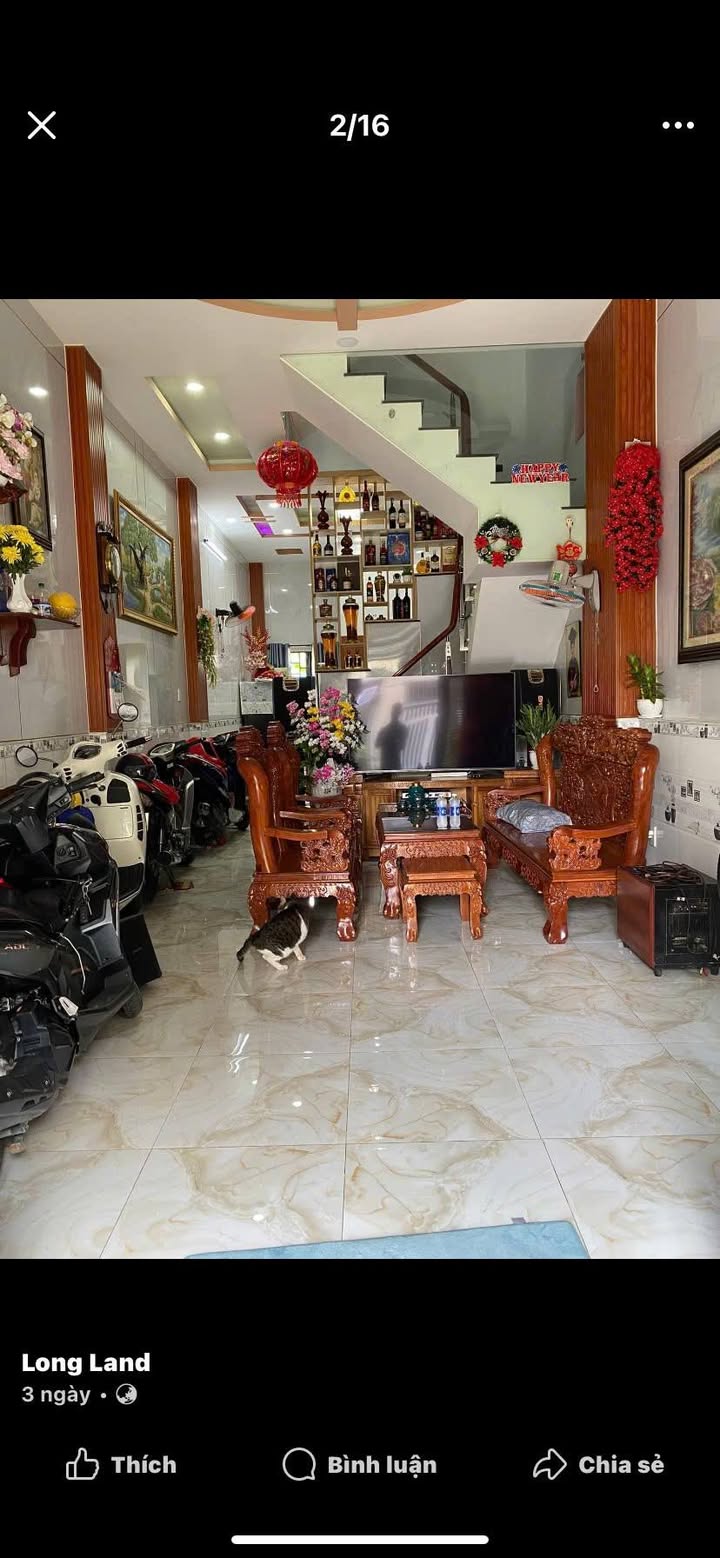 Nhà Phố Quận 12 - 4PN, 4 Tầng, Đường 8m, Sổ Hồng Riêng - 5.6 Tỷ