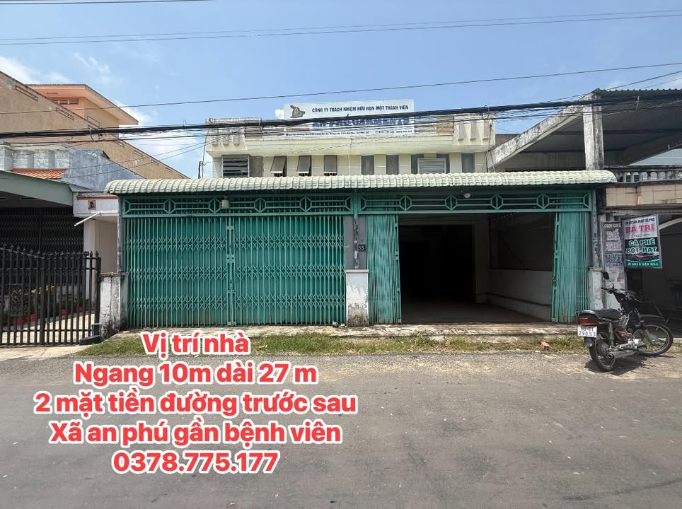 Nhà 2 mặt tiền An Phú, An Giang - 270m² - 3.2 tỷ - Kinh doanh/Ở tốt