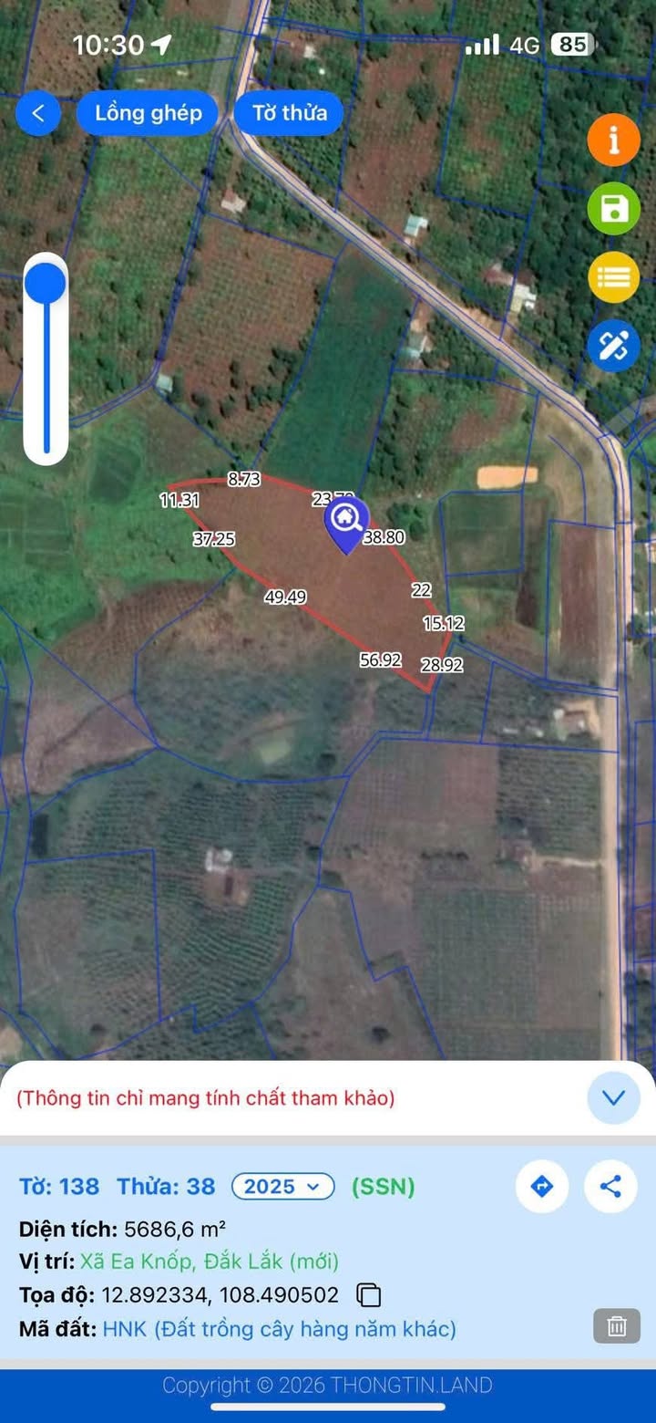 Bán Gấp Đất Vườn Cà Phê 1.5 Ha Tại Buôn Hồ, Đắk Lắk - Giá 1.6 Tỷ